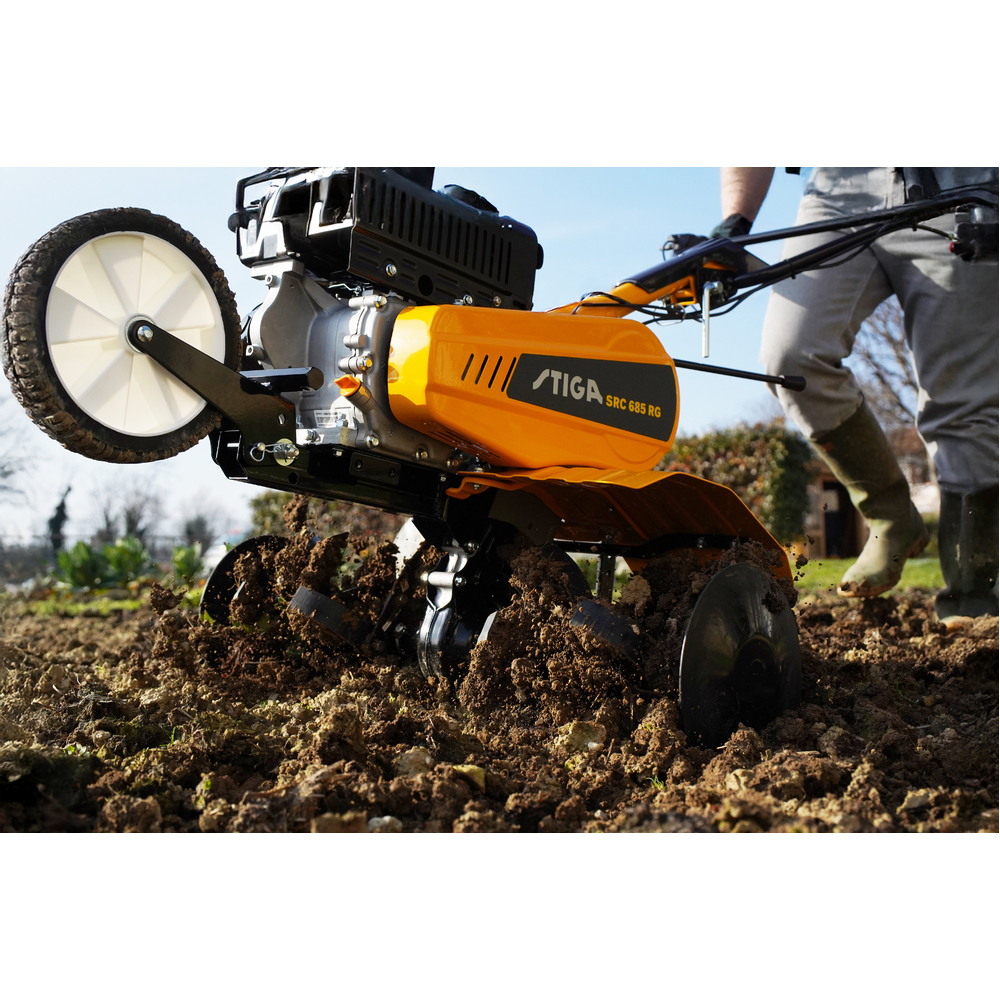 Motobineuse thermique STIGA SRC 685 RG – Puissante & Maniable – 182 cm