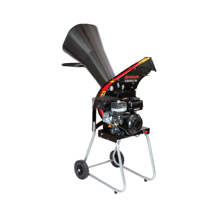 Broyeur de végétaux - Moteur Sarp 212cc - Capacité de broyage 50 mm