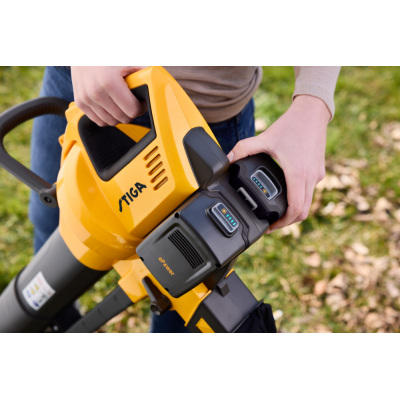 Souffleur aspirateur broyeur à batterie STIGA VS 100e Kit | Garden Dif