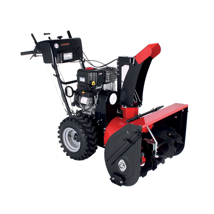 Fraise à neige double étage SARP - Moteur Briggs et Stratton 306cc - L