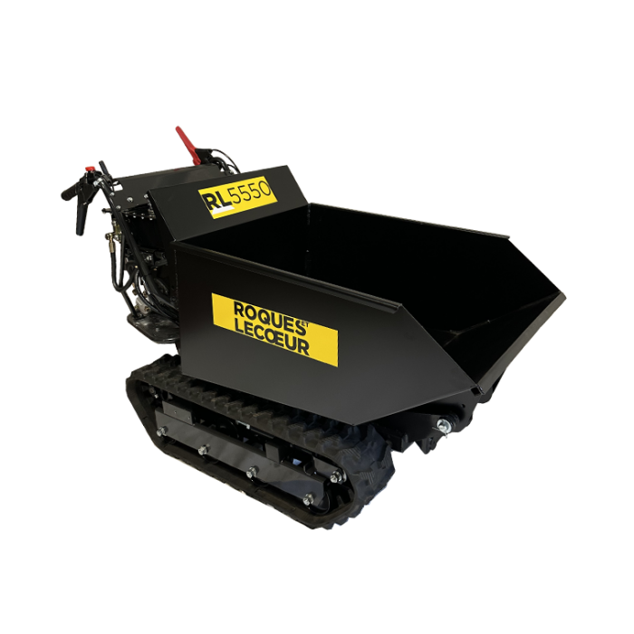 Transporteur à chenilles dumper - Moteur Roques et Lecoeur RLR210 - 3v