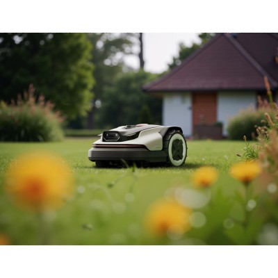 Robot de tonte sans fil Roborock 2WD - RockNeo - RTK + VSLAM - 500 m²