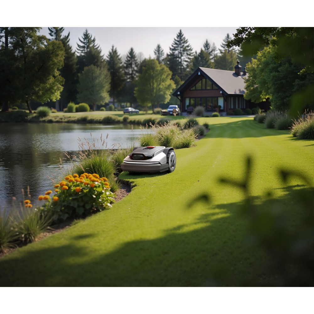 Robot de tonte sans fil 2WD Roborock - RockMow - RTK + VSLAM - 1500 m²