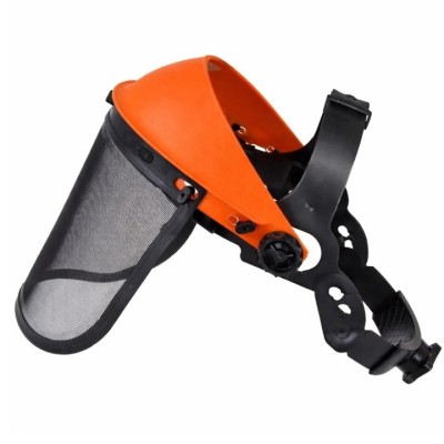 Visière de protection avec écran grillage