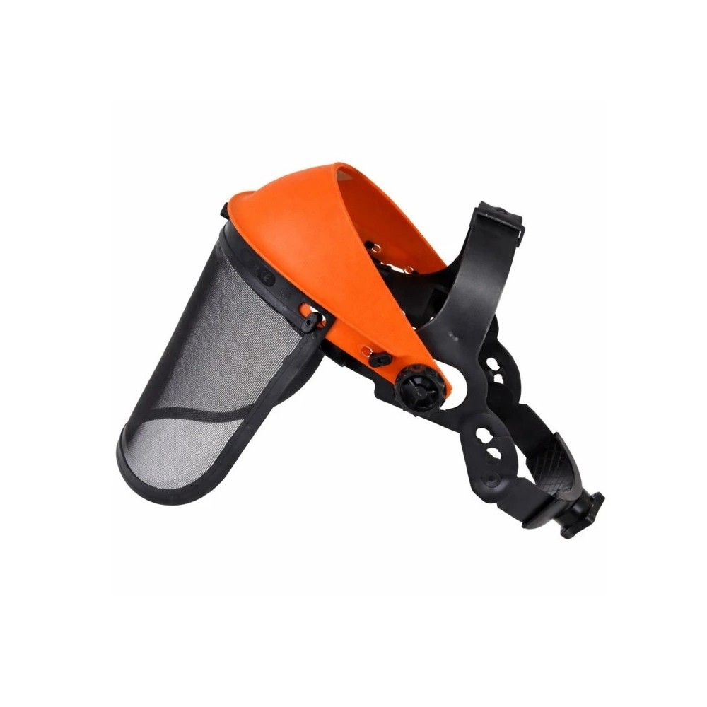 Visière de protection avec écran grillage